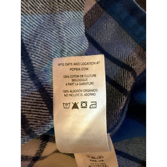 Patagonia Men's Fjord Flannel Long Sleeve Organic Cotton Shirt Size S - Picture 9 of 9